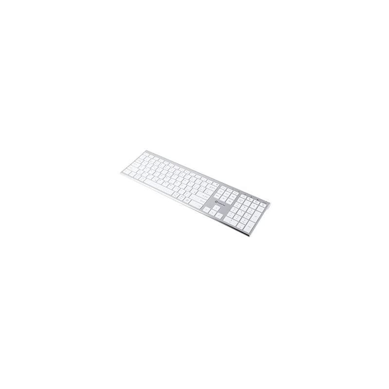 Powerton LIFE ULTRASLIM Klávesnica bezdrôtová CZ/SK, striebra 4