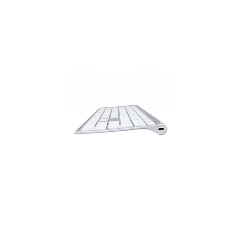 Powerton LIFE ULTRASLIM Klávesnica bezdrôtová CZ/SK, striebra 5