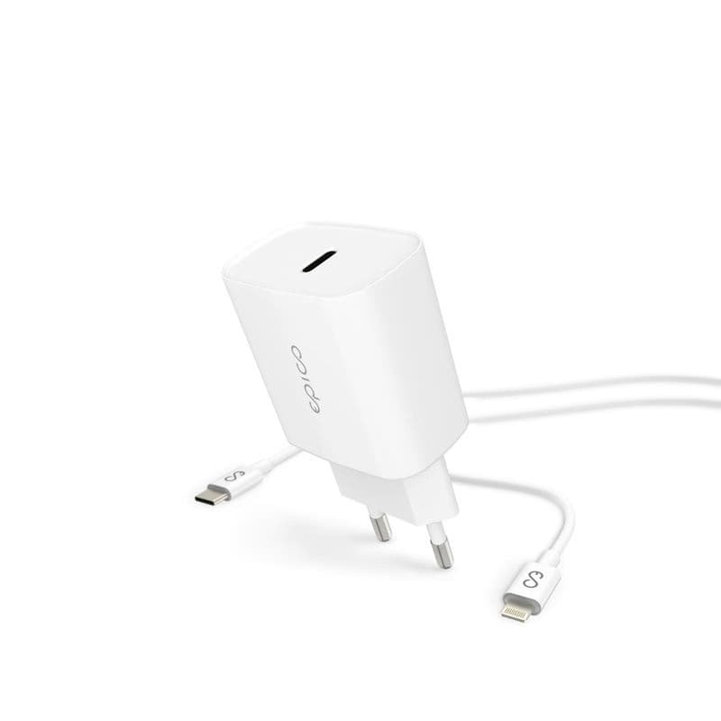 Epico UltraBoost GaN 20W sieťový adaptér EA20 - biela
