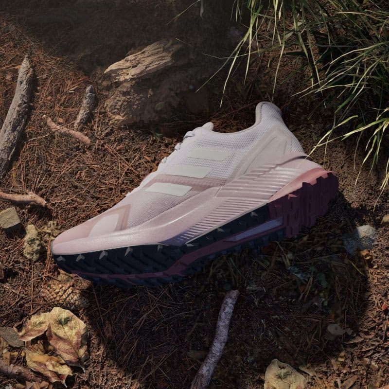 Dámska bežecká trailová obuv ADIDAS Terrex Soulstride W preloved fig grey one burgundy 4