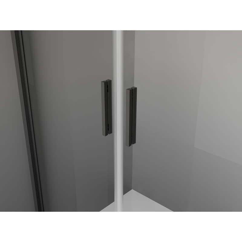 MEXEN/S - Exo sprchovací kút dvere krídlové 100 x 100, transparent, čierna 8182-100-100-70-00 5