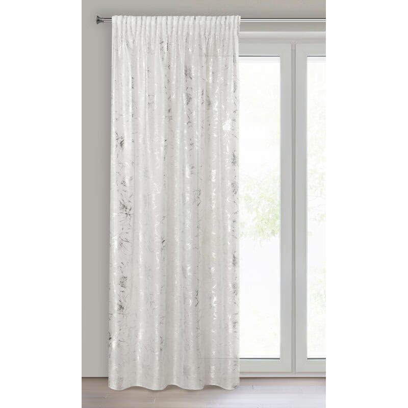 ArtFir Záves FEZA P | biela/strieborná 140 x 300 cm 2
