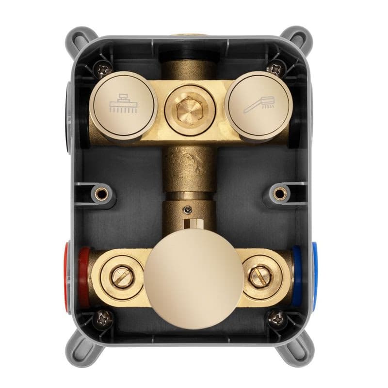 REA - Podomietková sprchová sada LUNGO - zlato + termostat + BOX REA-P8550 6