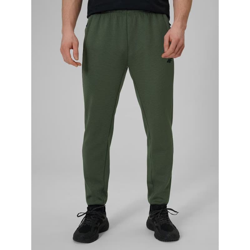 Pánske bežecké nohavice 4F TROUSERS FNK M1033-43S-KHAKI 2
