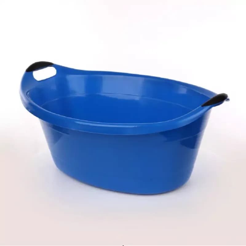 Oválna modrá vaňová misa 40l 1