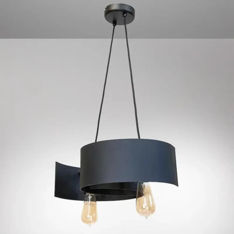 Závesné svietidlo Twist 2706/Z-B-2 čierne Lw2 1