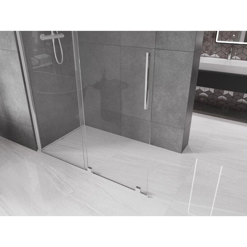 MEXEN/S - Velár posuvné sprchové dvere Walk-in 130, transparent, chróm 871-130-000-03-01 5