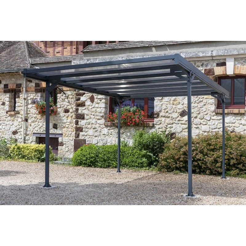 Kovový přístřešek / carport 297 x 494 cm Dekorhome