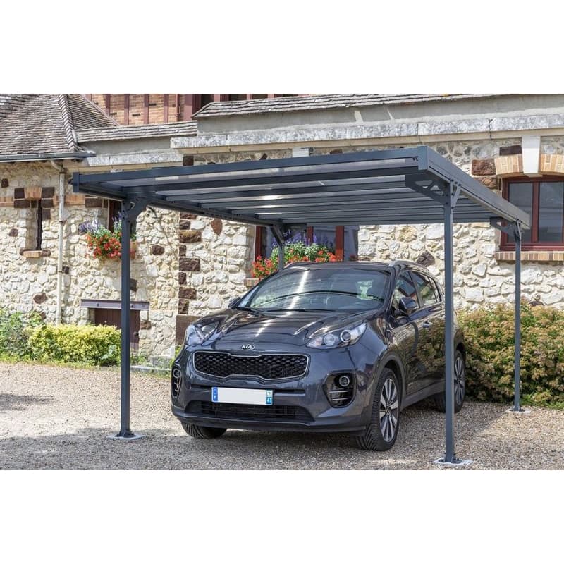 Kovový přístřešek / carport 297 x 494 cm Dekorhome 4