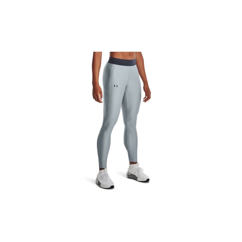 Dámske legíny UNDER ARMOUR Armour Branded WB Leg-BLU-GHL 1