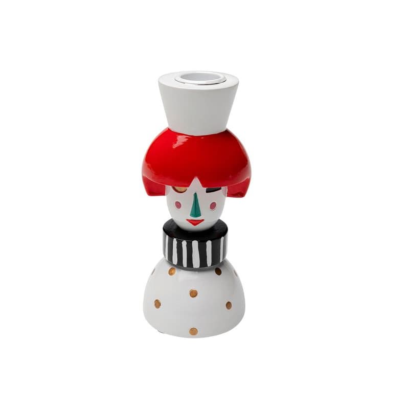 Madame Dots svietnik biely 16 cm 1