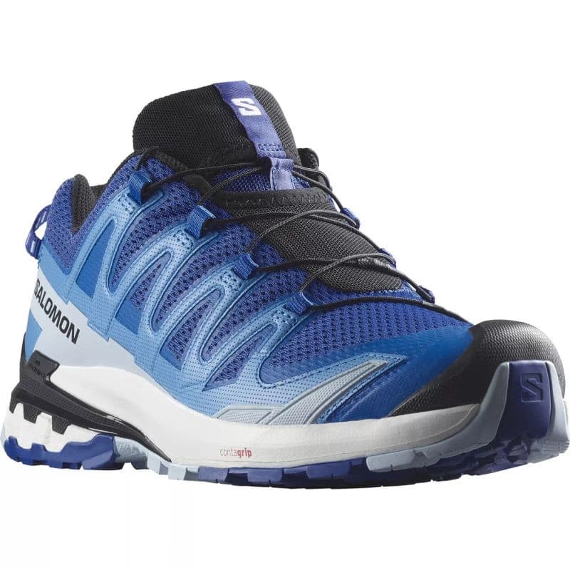 Pánska bežecká trailová obuv SALOMON XA Pro 3D V9 surf the web ibiza blue white 3