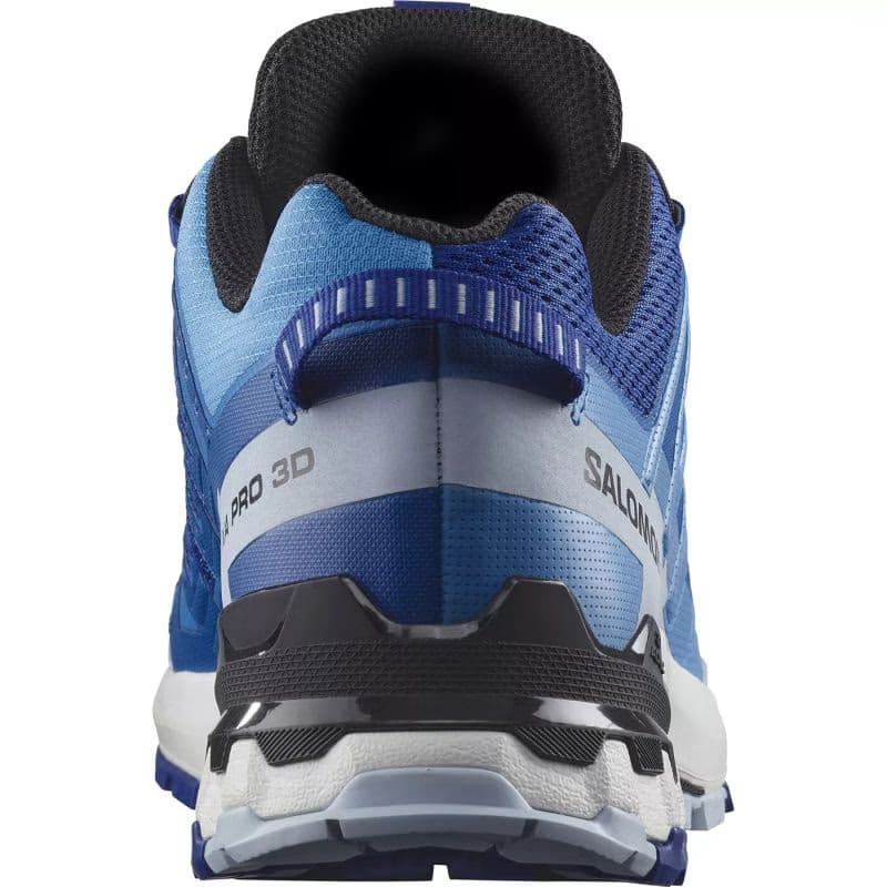 Pánska bežecká trailová obuv SALOMON XA Pro 3D V9 surf the web ibiza blue white 5