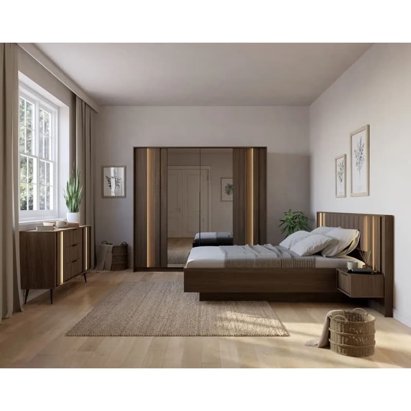 ArtLas Komoda MAARO 183/4D s LED osvetlením 2