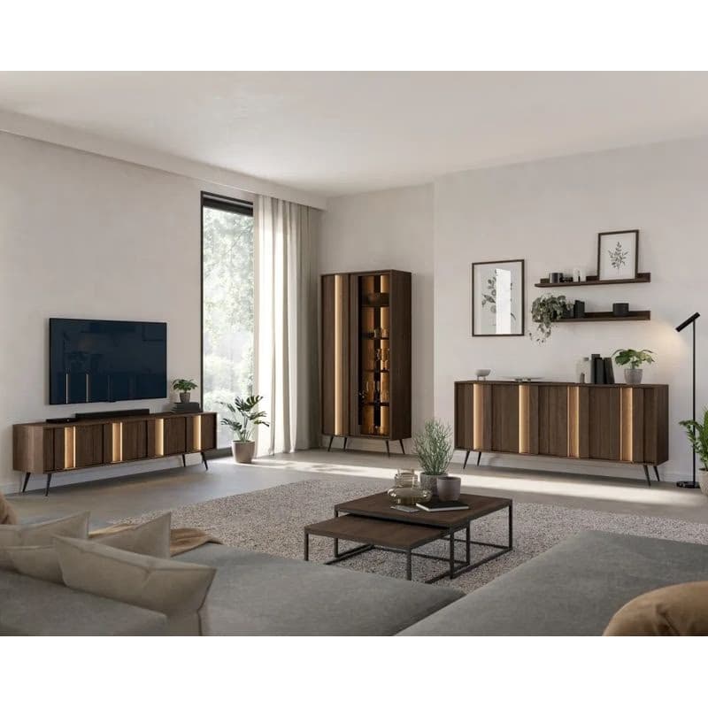 ArtLas Komoda MAARO 183/4D s LED osvetlením 3