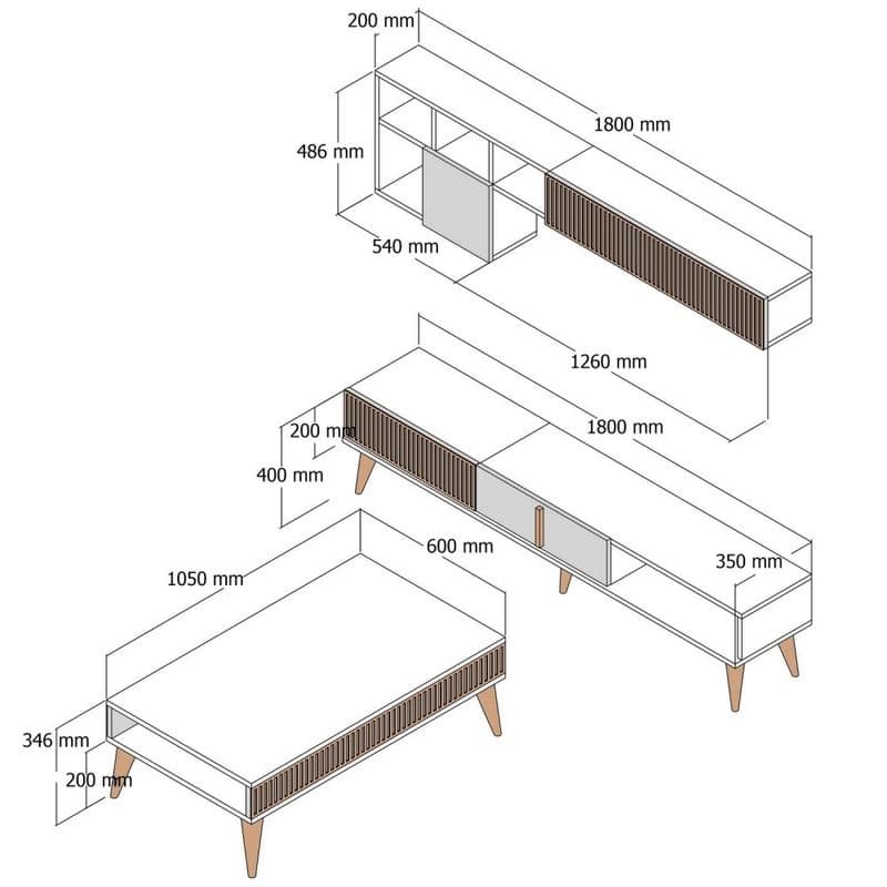 Living Room Furniture Set Milan Set 483 2