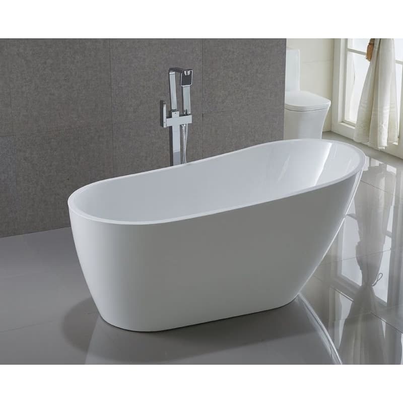 AQUALINE - TISA voľne stojaca vaňa 150x75cm, biela E1575 3