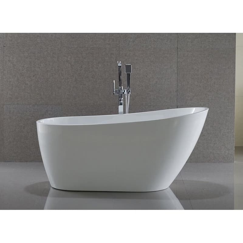 AQUALINE - TISA voľne stojaca vaňa 150x75cm, biela E1575 4