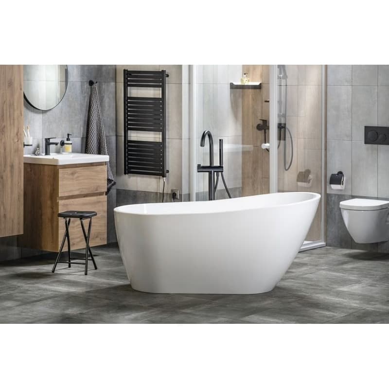AQUALINE - TISA voľne stojaca vaňa 150x75cm, biela E1575 6