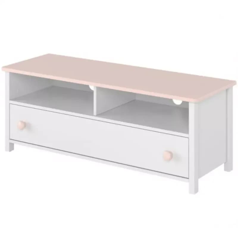 TV stolík 1S Luna LN-13 biely/ružové 1