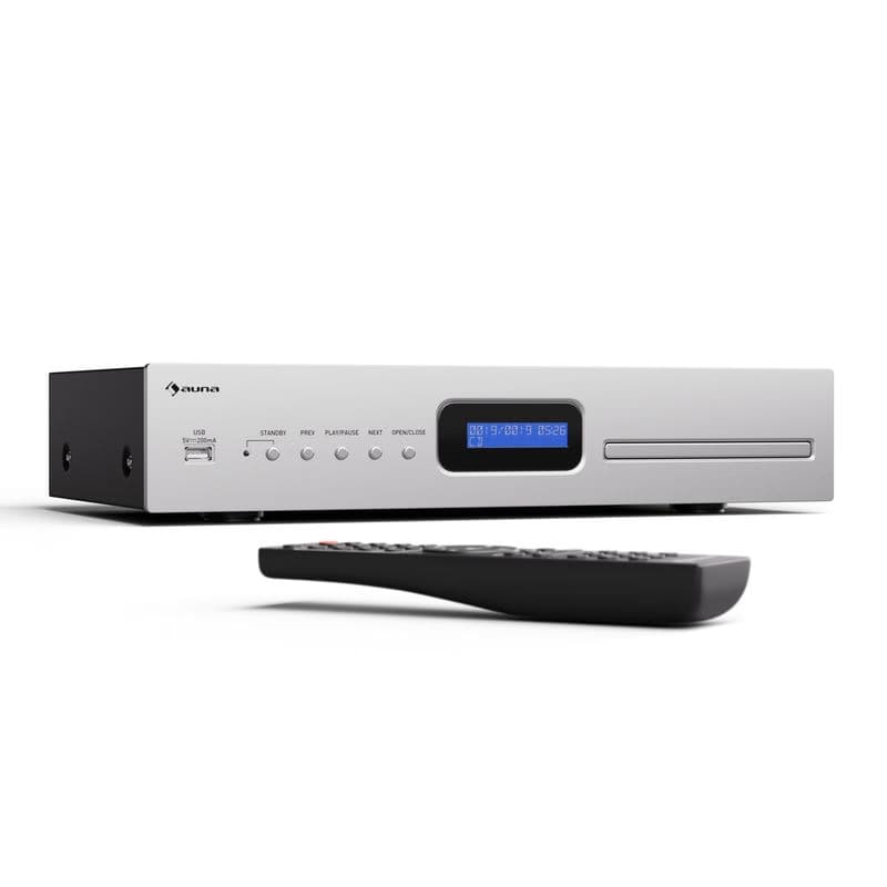 Auna Art22 CD/MP3 prehrávač, HiFi prehrávač, CD, CD-R/RW, CD-MP3, Displej, Diaľkové ovládanie 1
