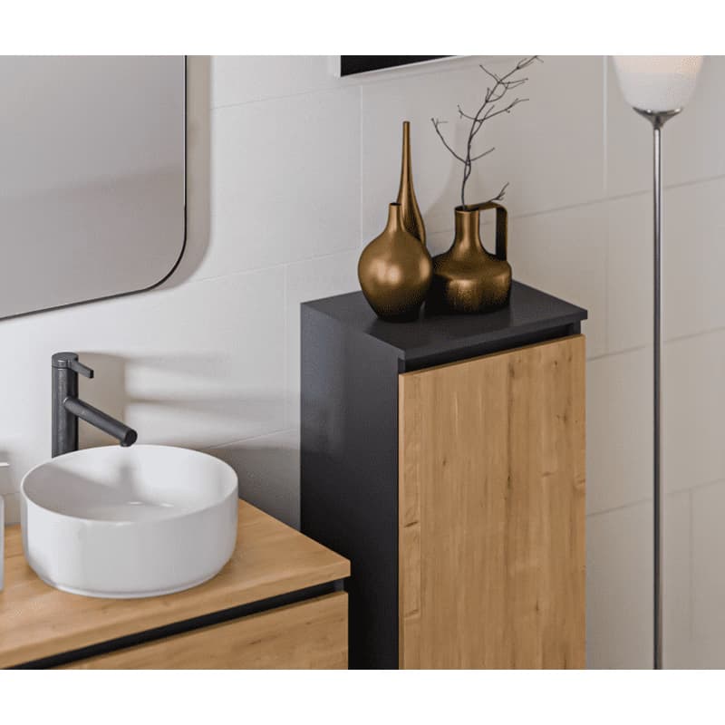 ArtCom Skrinka pod umývadlo MONAKO Grey Oak 820 | 60 cm 4