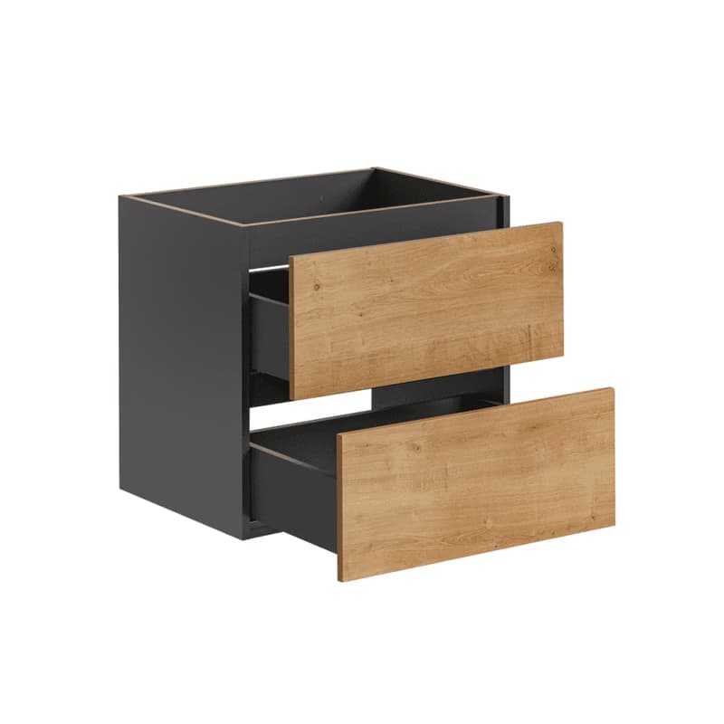 ArtCom Skrinka pod umývadlo MONAKO Grey Oak 820 | 60 cm 5