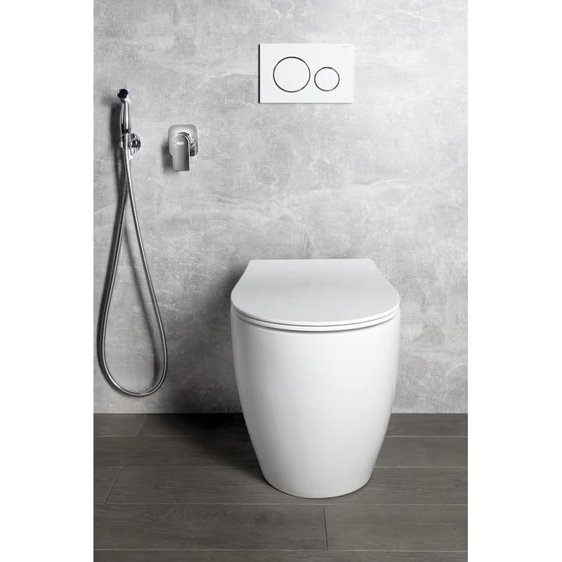 ISVEA - SENTIMENTI WC misa stojaca, Rimless, 36x52cm spodný/zadný odpad, biela 10SM10004SV 3