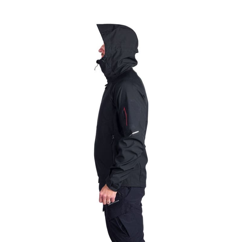 Pánska turistická softshellová bunda NORTHFINDER BRIO-269black 2