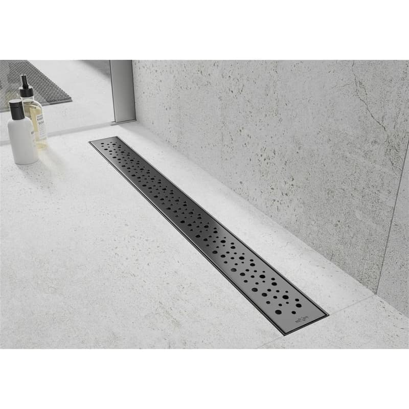 MEXEN/S - Flat M12 odtokový žľab 100 cm čierna 1721100-15 2