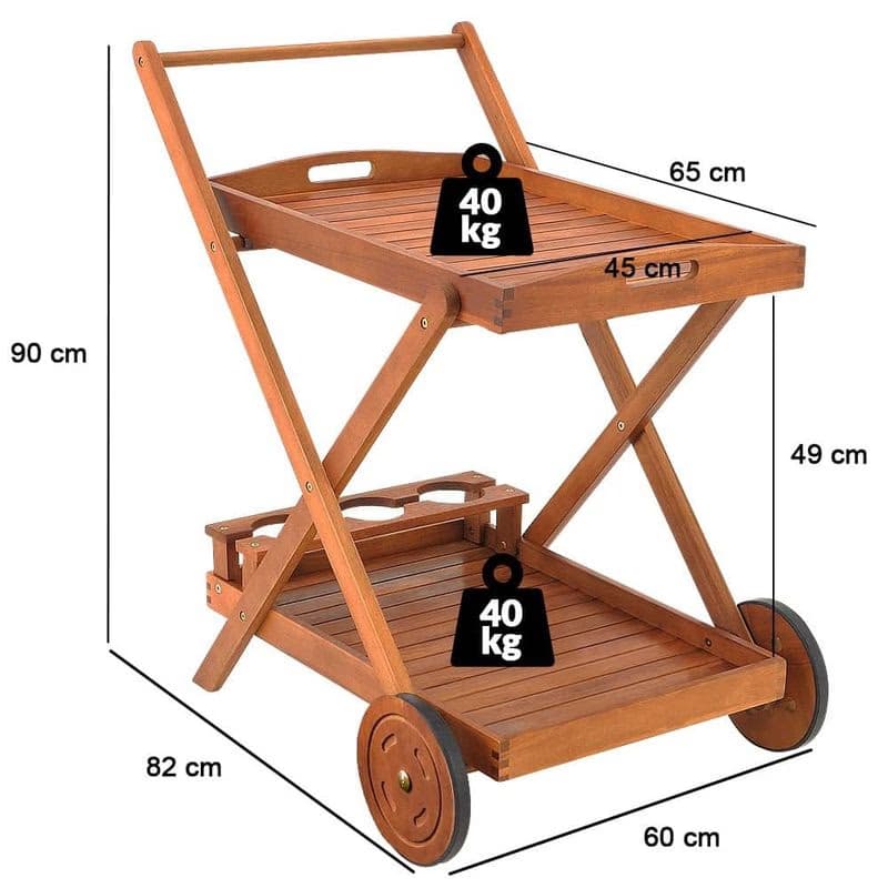 Servírovací stolík D0537 Dekorhome 5
