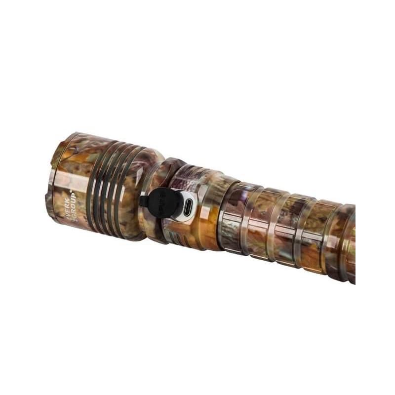 Taktické svetlo Bailong ZOOM CREE LED, camo 5