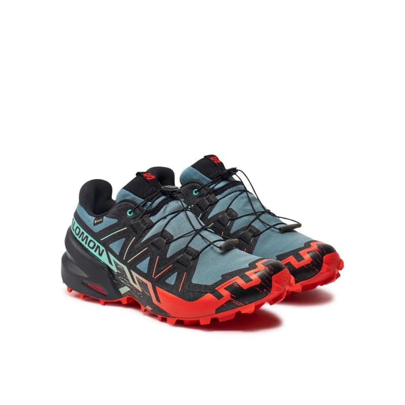 Pánska bežecká trailová obuv SALOMON Speedcross 6 GTX M north atlantic black cherry tomato 3