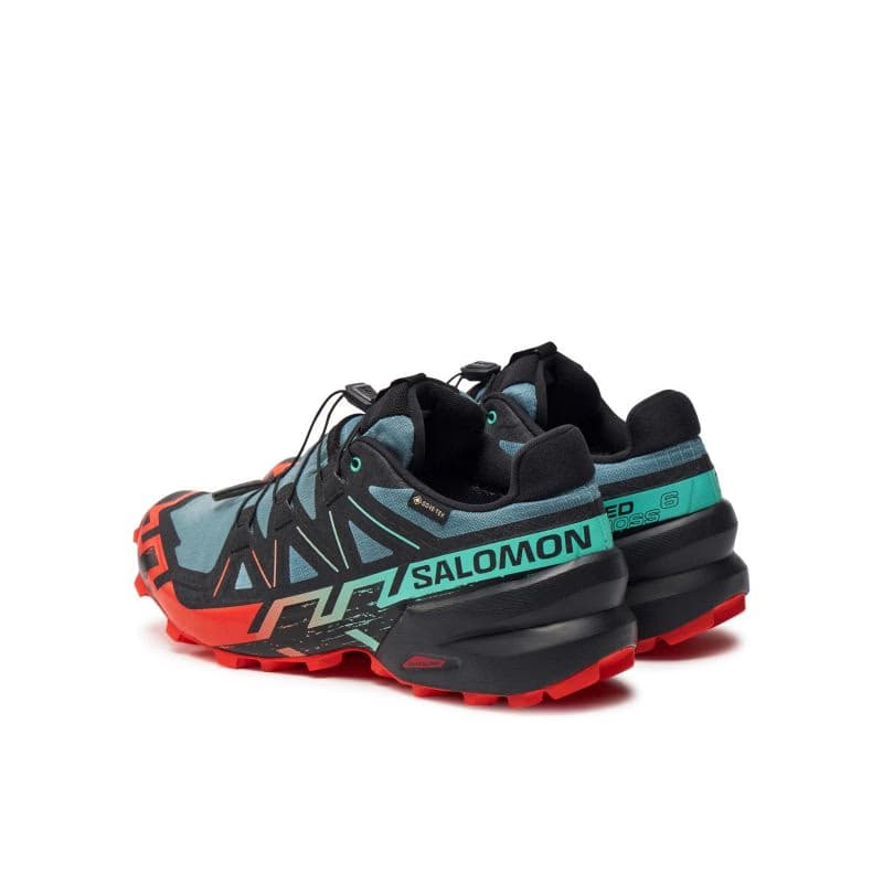Pánska bežecká trailová obuv SALOMON Speedcross 6 GTX M north atlantic black cherry tomato 5