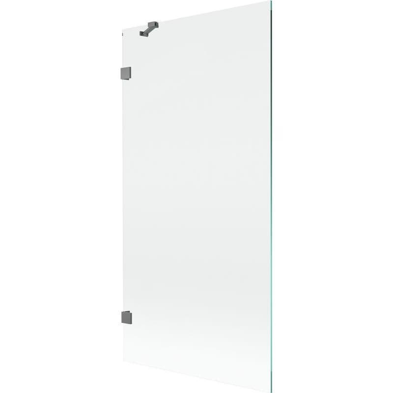 MEXEN/S - Lunar vaňová zástena FIX 90 x 150, transparent, grafit metal 897-090-000-95-00 1
