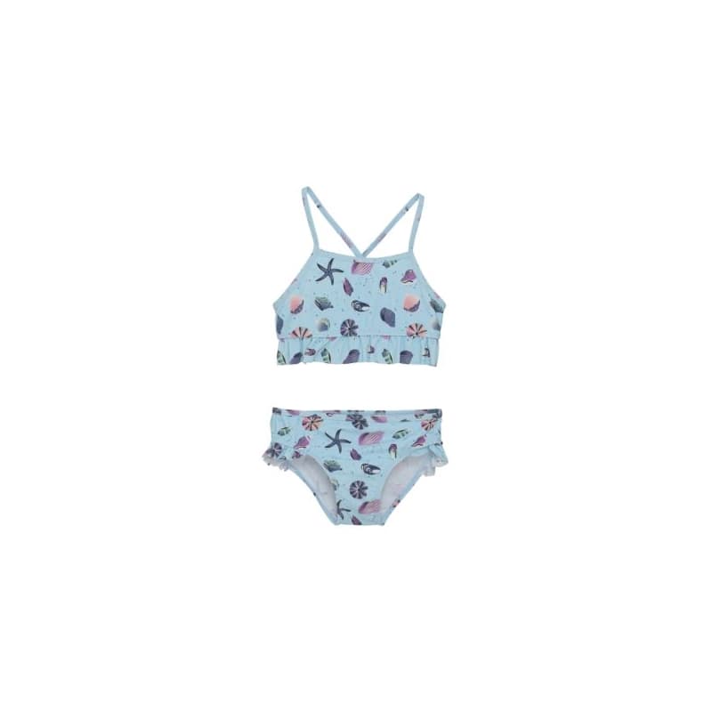 Dievčenské plavky COLOR KIDS Bikini W. Frills, AOP-7148-Summer Song