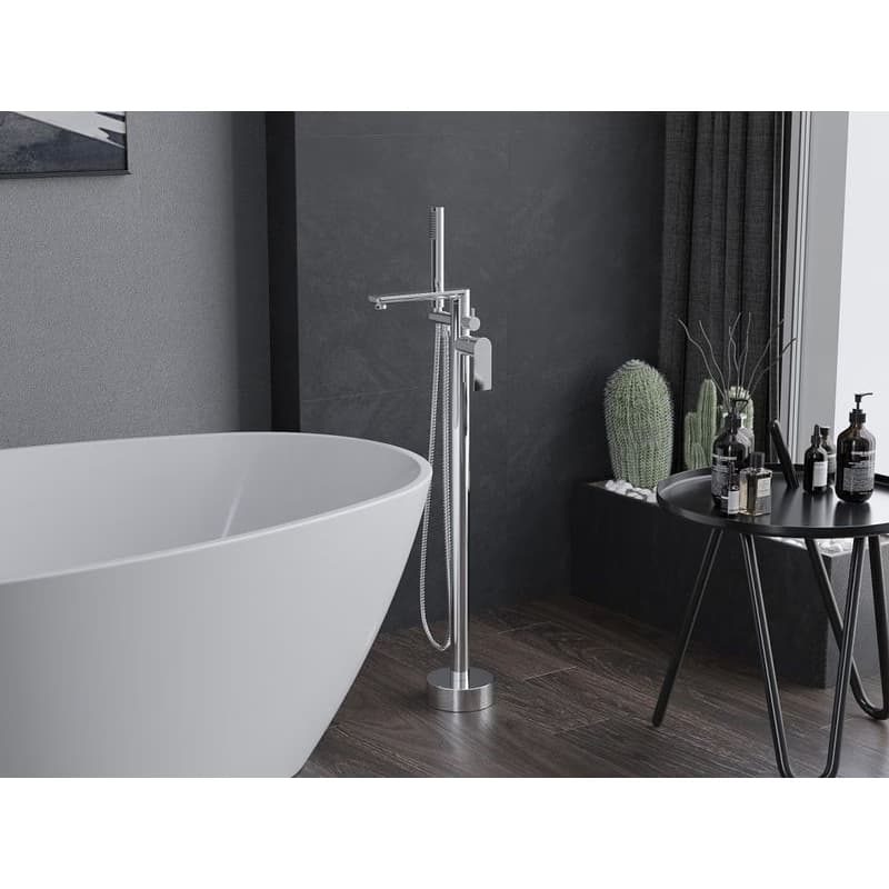 MEXEN - Leda volněstojící vaňová baterie chróm 75633-00 2