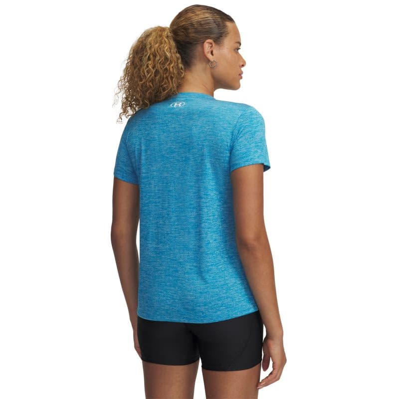 Dámske tréningové tričko s krátkym rukávom UNDER ARMOUR Tech SSV- Twist-BLU 2