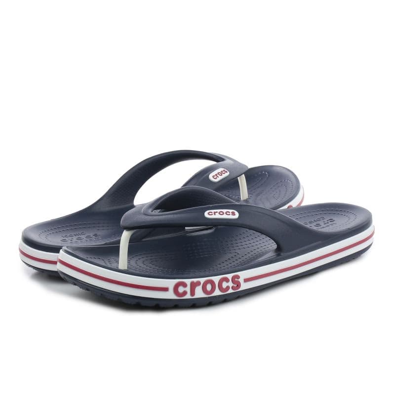 Žabky (plážová obuv) CROCS Bayaband Flip U navy pepper 4