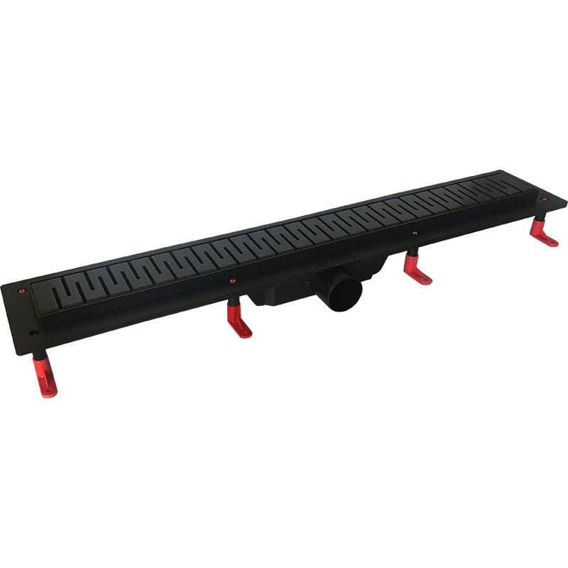 HOPA - Odtokový žľab Standardline BLACK - Dĺžka - 80, Variant roštu - Medium OLPZLABST79BM 1