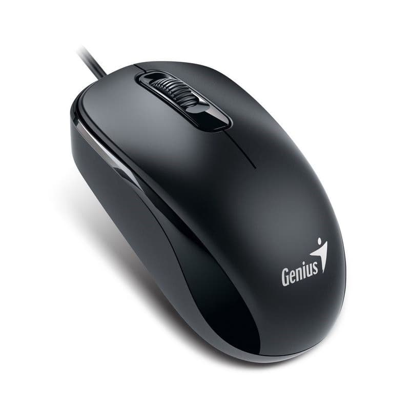 GENIUS myš DX-110, drôtová, 1000 dpi, PS/2, čierna 1