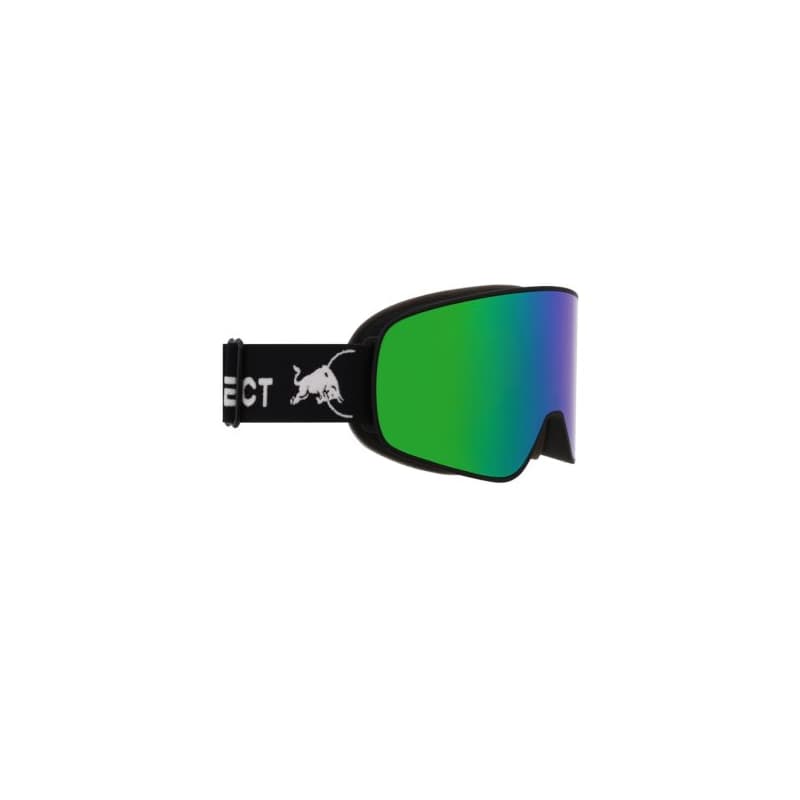 Lyžiarske okuliare RED BULL SPECT RUSH-18GR3, black brown with green mirror