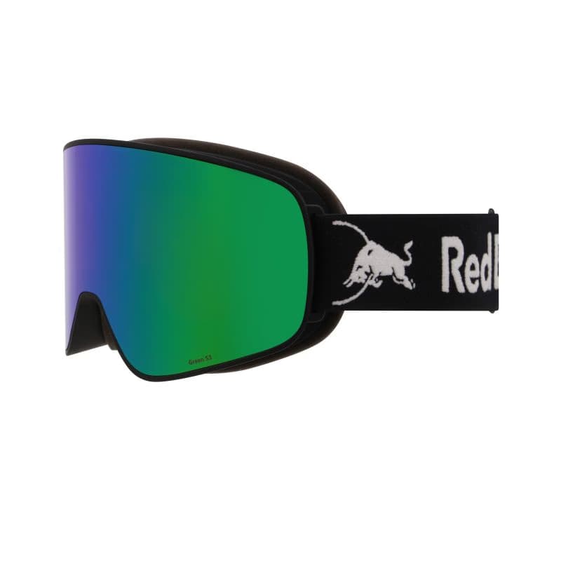 Lyžiarske okuliare RED BULL SPECT RUSH-18GR3, black brown with green mirror 2
