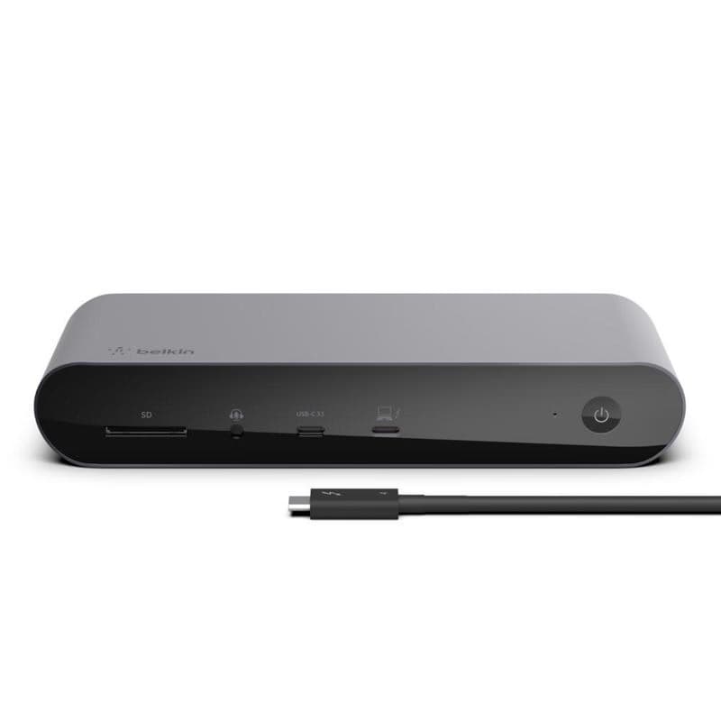 Belkin Thunderbolt 4 Pro Dock - podpora 3 displejov až 8K, TB4, USB-C, USB-A, HDMI, SD, GbE, Audio, Mac/PC 1