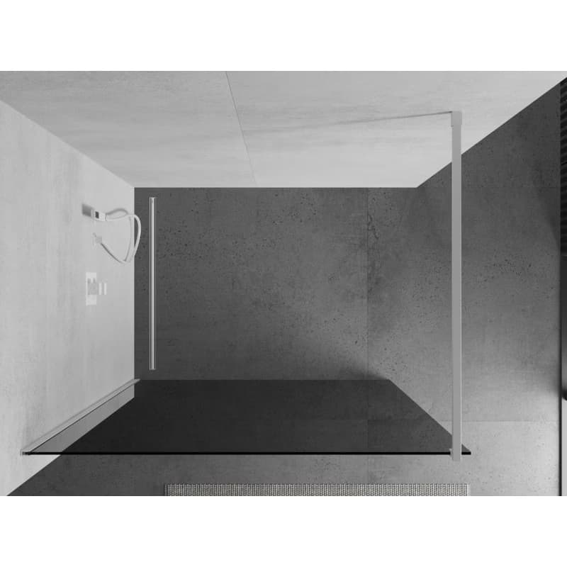 MEXEN/S - KIOTO Sprchová zástena WALK-IN 90 x 200, grafit 8 mm, biela 800-090-101-20-40 4