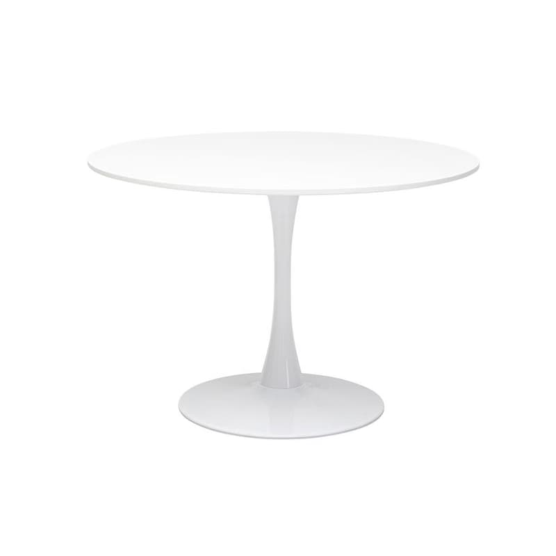 Schickeria jedálenský stôl biely Ø110 cm 1