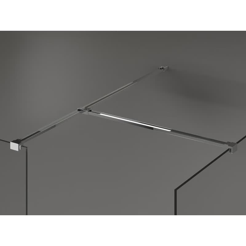 MEXEN/S - Kioto Sprchová zástena Walk-in 100 x 80, transparent, chróm 800-100-202-01-00-080 6