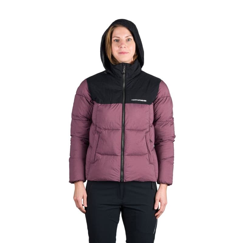 Dámska turistická bunda NORTHFINDER MINDI-676grapeblack 3