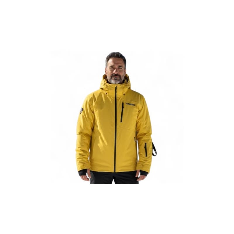 Pánska lyžiarska bunda s kapucňou BLIZZARD Ski Jacket Silvretta, mustard yellow