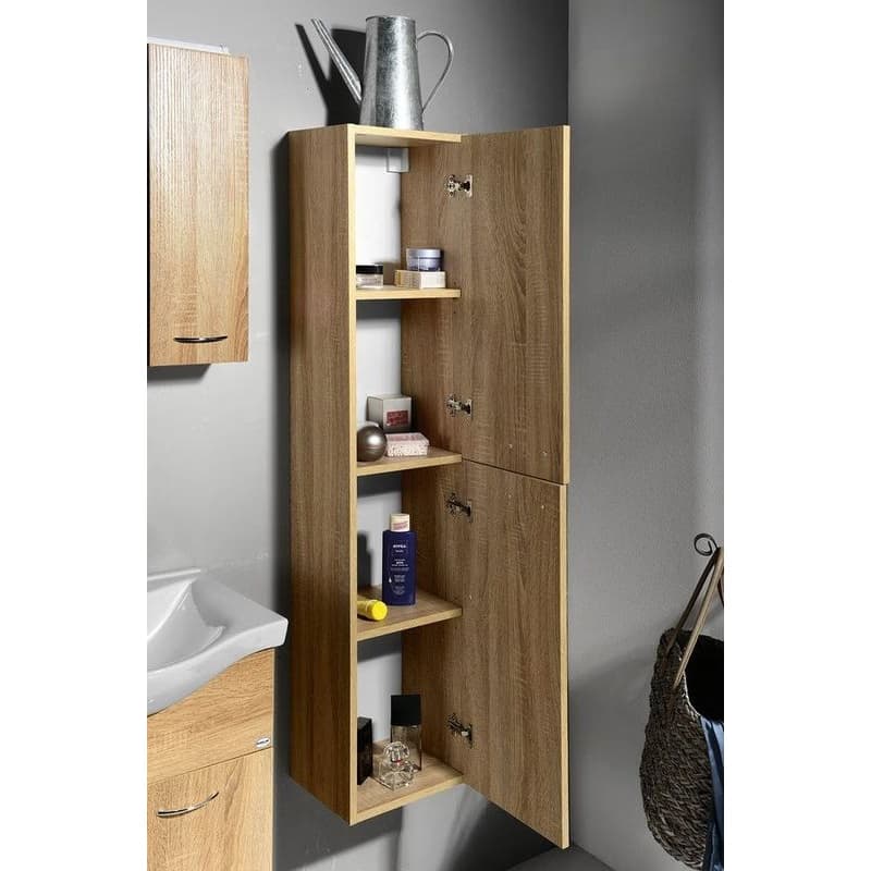 AQUALINE - ZOJA/KERAMIA FRESH skrinka vysoká 30x140x20cm, dub platin 51157 2